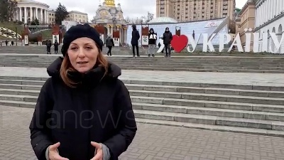 Scene from Ucraina, per le strade e le piazze di Kiev a un anno dallo scoppio della guerra - FOOTAGE