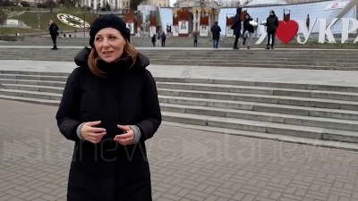 Scene from Ucraina, per le strade e le piazze di Kiev a un anno dallo scoppio della guerra - FOOTAGE
