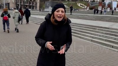 Scene from Ucraina, per le strade e le piazze di Kiev a un anno dallo scoppio della guerra - FOOTAGE