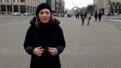 Scene from Ucraina, per le strade e le piazze di Kiev a un anno dallo scoppio della guerra - FOOTAGE