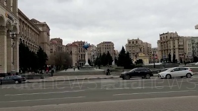 Scene from Ucraina, per le strade e le piazze di Kiev a un anno dallo scoppio della guerra - FOOTAGE