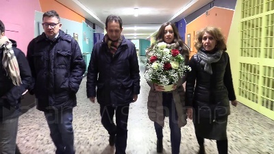 Scene from Giornata della Memoria: Pd metropolitano posa fiori in Rotonda San Vittore