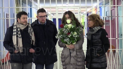 Scene from Giornata della Memoria: Pd metropolitano posa fiori in Rotonda San Vittore