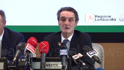 Scene from Coronavirus, Fontana: "Positivi in Lombardia sono 172"