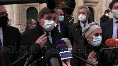 Scene from Governo, Calenda: "Ci riconosciamo in Draghi, non abbiamo dato condizioni"