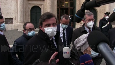 Scene from Governo, Calenda: "Ci riconosciamo in Draghi, non abbiamo dato condizioni"