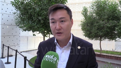 Scene from Expo Dubai 2020, intervista al Commissario Generale del padiglione del Kazakhstan