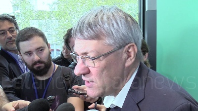 Scene from A. Mittal, Landini: "Utile presenza pubblica in ex Ilva"
