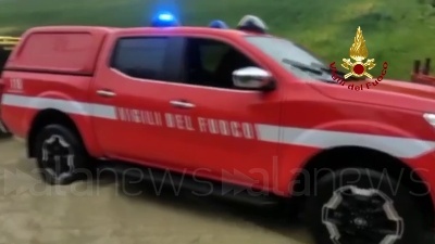 Scene from Maltempo e danni in Emilia Romagna, oltre 60 interventi dei vigili del fuoco