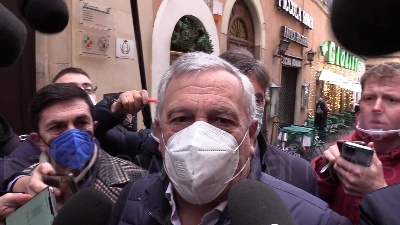 Scene from Quirinale, Tajani: "Centrodestra è unito, è la sinistra a essere spaccata"