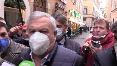 Scene from Quirinale, Tajani: "Centrodestra è unito, è la sinistra a essere spaccata"