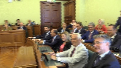 Scene from Forza Italia si riunisce in Senato