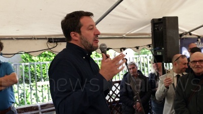 Scene from 25 aprile, Salvini: "Un giorno che in futuro spero unirà gli italiani"