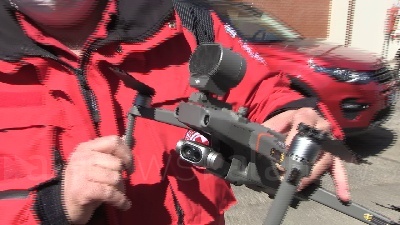 Scene from Una flotta di droni della Croce Rossa Italiana per affrontare l'emergenza