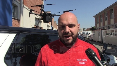 Scene from Una flotta di droni della Croce Rossa Italiana per affrontare l'emergenza