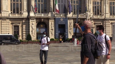 Scene from Torino, il mondo dello sport in piazza: "Focolai scoppiano se ci lasciate chiusi"