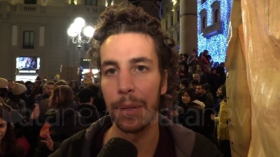 Scene from Sardine, Mattia Santori: ‘'La Lega finge di voler dialogare con noi'