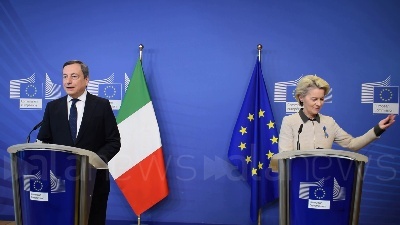 Scene from Ucraina, Draghi: "Mantenere unità Ue su energia e accoglienza ucraini"