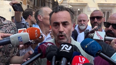 Scene from Ex Ilva, De Palma (Fiom): "Sciopero di 8 ore, no ad azioni unilaterali"