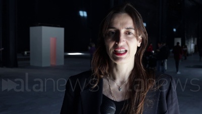 Scene from Le luci di Janssens in mostra al Pirelli HangarBicocca