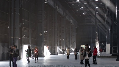 Scene from Le luci di Janssens in mostra al Pirelli HangarBicocca