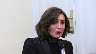 Scene from La ministra Bernini: "Laurea a Liliana Segre ci insegna che ricordare significa soffrire"