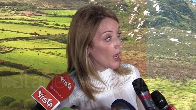 Scene from UE, Metsola inaugura a Roma lo spazio "Esperienza Europa" dedicato a David Sassoli