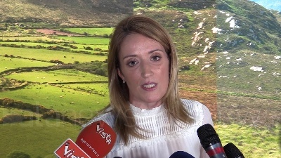 Scene from UE, Metsola inaugura a Roma lo spazio "Esperienza Europa" dedicato a David Sassoli