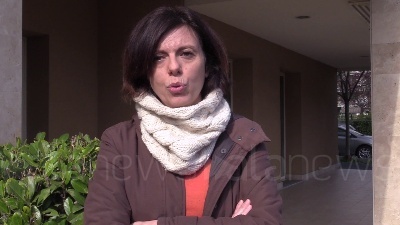 Scene from Coronavirus, centro sportivo Saini di Milano ricovero per senzatetto