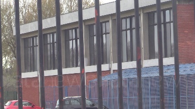 Scene from Coronavirus, centro sportivo Saini di Milano ricovero per senzatetto