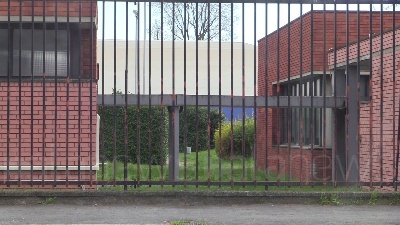 Scene from Coronavirus, centro sportivo Saini di Milano ricovero per senzatetto