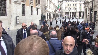 Scene from Salvini: "Via della seta? Condivido idea di andare calmi ma mi preoccupa più il derby"