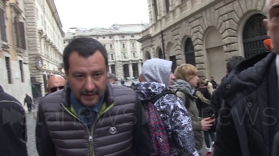 Scene from Salvini: "Via della seta? Condivido idea di andare calmi ma mi preoccupa più il derby"