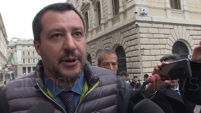 Scene from Salvini: "Via della seta? Condivido idea di andare calmi ma mi preoccupa più il derby"
