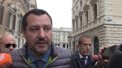 Scene from Salvini: "Via della seta? Condivido idea di andare calmi ma mi preoccupa più il derby"