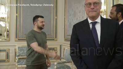 Scene from Ucraina, Bonomi a Kiev per incontrare il presidente Zelensky