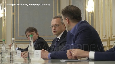 Scene from Ucraina, Bonomi a Kiev per incontrare il presidente Zelensky