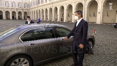 Scene from Mattarella riceve il presidente della Palestina Mahmoud Abbas