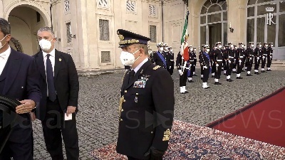 Scene from Mattarella riceve il presidente della Palestina Mahmoud Abbas