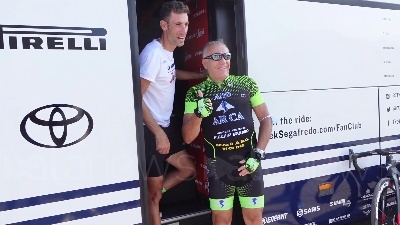 Scene from Giro di Sicilia, Nibali: "Le gambe stanno migliorando, il movimento italiano cresce"