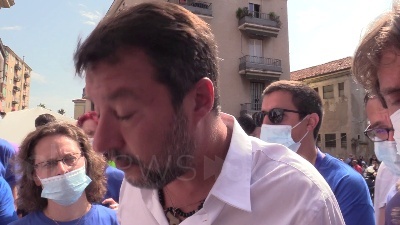 Scene from Elezioni, Salvini: "Se in Veneto Pd-5Stelle al 20% qualcuno dovrebbe riflettere"