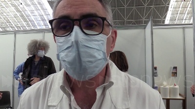 Scene from Milano, centri vaccinali momentaneamente vuoti per carenza di vaccini