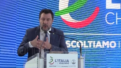 Scene from Centrodestra, Salvini: "Spirito unito animi tutti, non solo qualcuno"