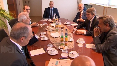 Scene from Sassoli incontra futuro Alto rappresentante Ue, Borrell