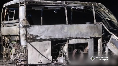 Scene from Ucraina, grave incidente stradale: almeno 27 morti