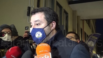 Scene from Governo, Salvini: "Voteremo decreto Ristori e scostamento bilancio"
