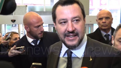Scene from Salvini a Ue: "Lavoriamo per italiani e per continente tranquillo"