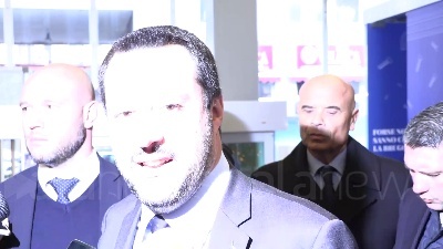 Scene from Salvini a Ue: "Lavoriamo per italiani e per continente tranquillo"
