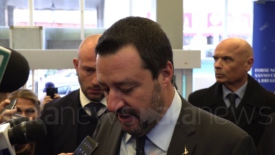 Scene from Salvini a Ue: "Lavoriamo per italiani e per continente tranquillo"
