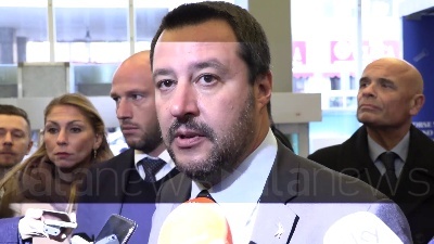 Scene from Salvini a Ue: "Lavoriamo per italiani e per continente tranquillo"